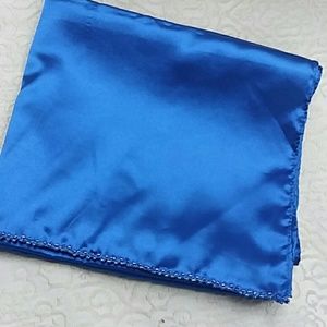 ROYAL BLUE Charmeuse Scarf